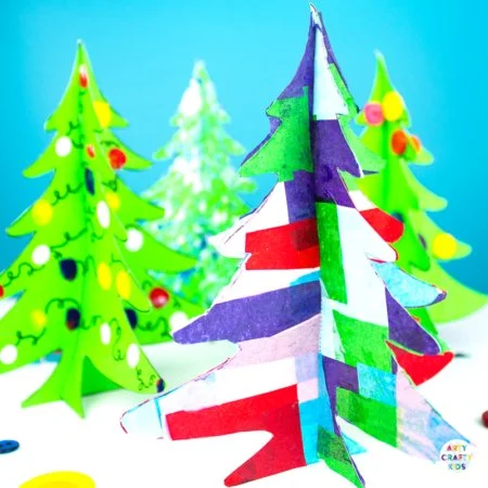 3D printable Christmas tree crafted by Arty Crafty Kids.