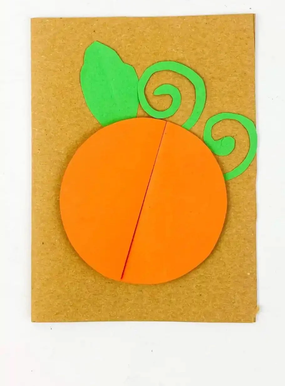 3D Pumpkin Thanksgiving Card Craft - In The Playroom
