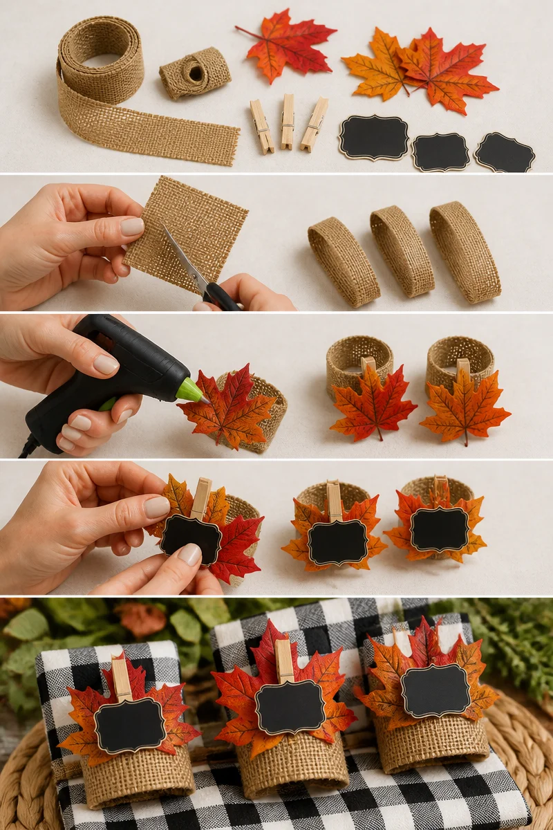 DIY Thanksgiving Napkin Rings