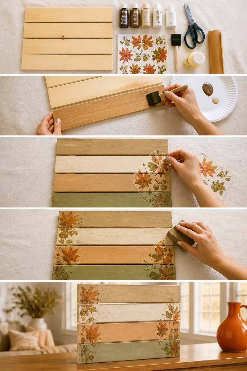 DIY Thanksgiving Sign Makes for a Merry Feast - Mod Podge Rocks