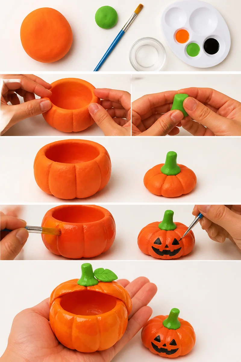 Holiday Pumpkin Pinch Pot