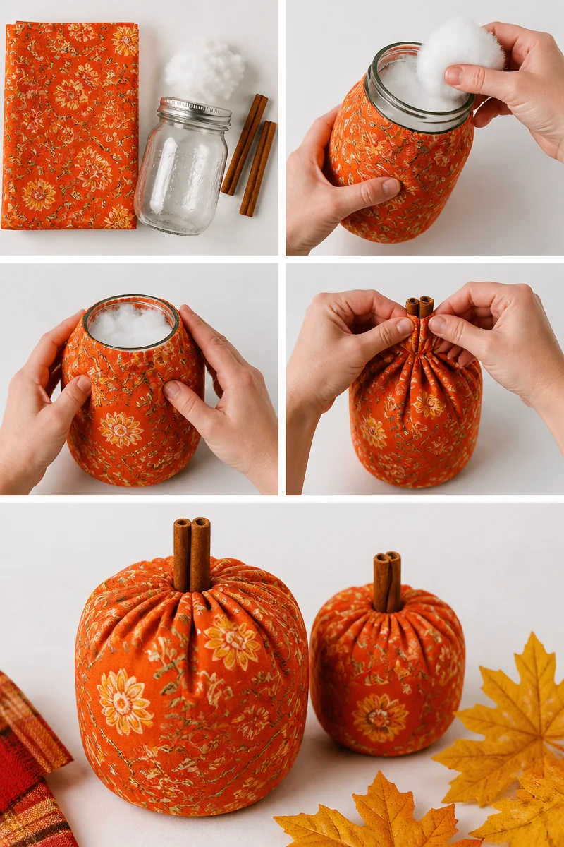Mason Jar Pumpkins