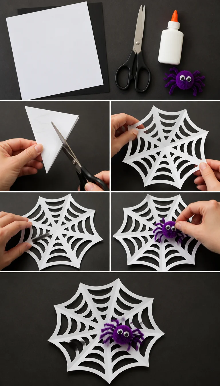 Paper Spider Webs