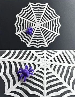 Paper Spider Webs