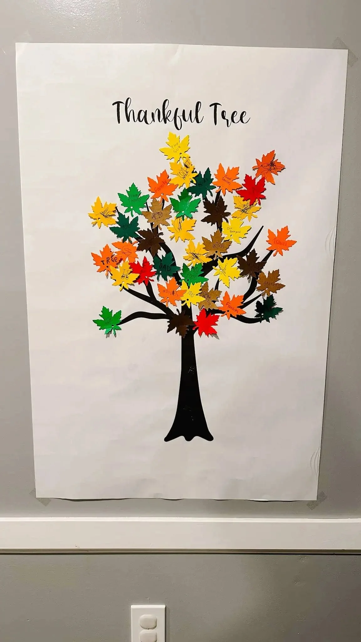 Thankful Tree (+ Free Printable Thankful Leaves) - The Keele Deal
