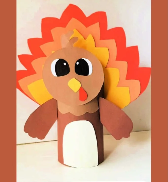 Toilet Paper Roll Turkey Craft