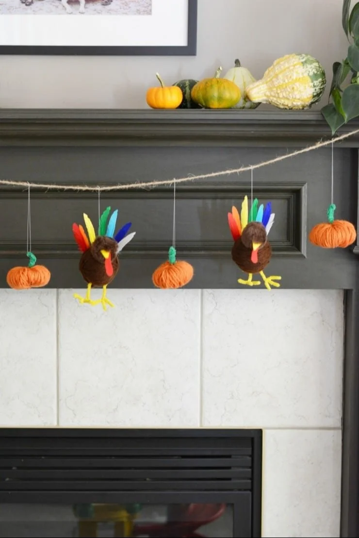 Turkey and Pumpkin Craft